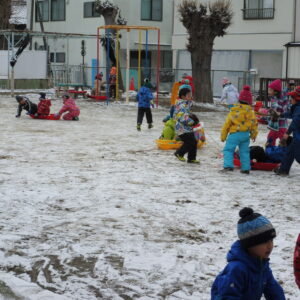 雪あそびしたよ！