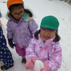 雪遊び！午前の部