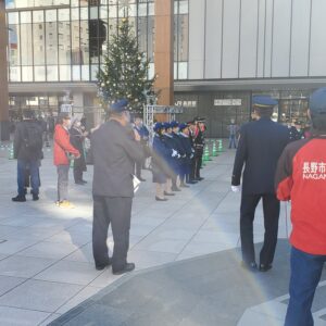 当園職員が「一日消防士」として火災予防運動に参加しました