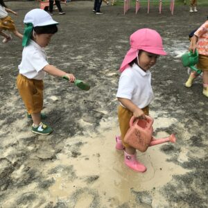 雨のあとも楽しいよ☔