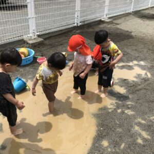 泥んこ遊び♪
