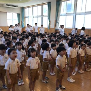 一学期よく頑張りました！！