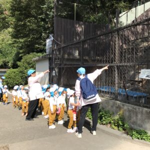 秋の遠足　年少組＆年中組